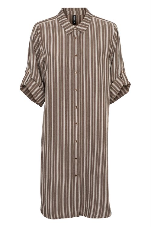 PREPAIR KJOLE, SILJE DRESS, BROWN